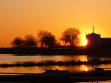 Abendstimmung in Burgstaaken auf Fehmarn