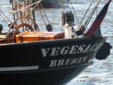 Heck eines Schiffes mit dem Heimathafen Vegesack